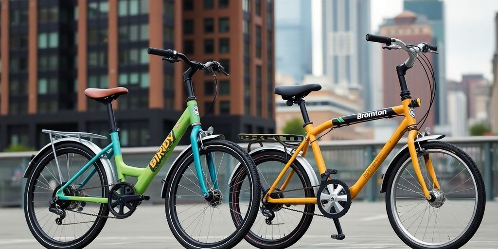 Birdy vs. Brompton: Faltbare Fahrräder im Vergleich